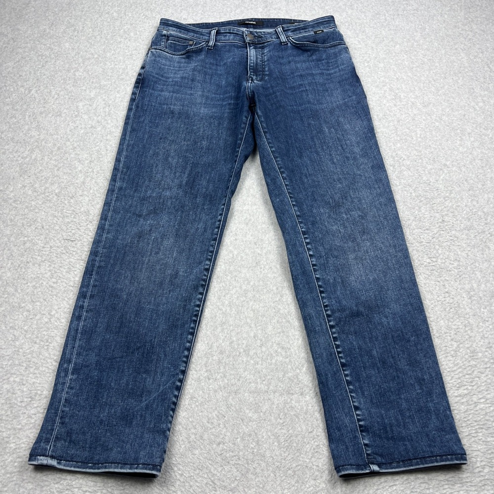 Mavi Steve Jeans Men's 34x32* Blue Athletic Fit Dark Wash Stretch Denim Comfort